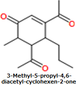 CAS#3-Methyl-5-propyl-4,6-diacetyl- cyclohexen-2-one